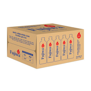 B2B Supply Fujiwa PH 8 450ml VIETNAM 24 Bottles/Carton Purified Water Alkaline <strong>Minerals</strong> 450ml Purified Water Carton - Product Image 5