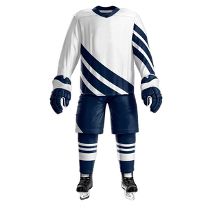 Camiseta de Hockey sobre Hielo Unisex, Uniforme sin Mangas, Impresión Sublimada, Transpirable, 100% Poliéster, Corte Regular para Adultos, Todas las Temporadas, Deporte, Bandera - Product Image 1