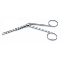 Ciseaux nasaux Heymann, ciseaux chirurgicaux ORL, instrument manuel incurvé en acier inoxydable pour rhinoplastie et interventions nasales