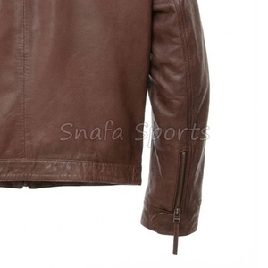 Dernière mode, design unique, veste en cuir pour homme avec service OEM, meilleur design, veste en cuir de haute qualité à prix raisonnable - Product Image 5