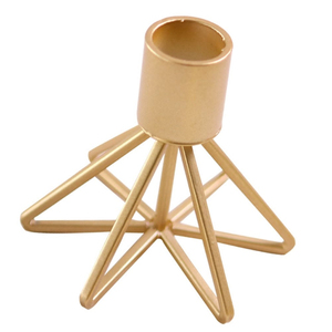 Porte-bougie chauffe-plat rustique en fer noir pour sapin de Noël, avec sommet en étoile, décoration intérieure minimaliste, artisanat en fer pour les fêtes - Product Image 5
