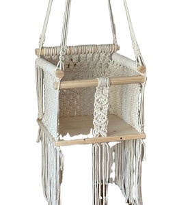 dekor ceilling hanging <b>swing</b> OUTDOOR HANDMADE COTTON TWISTED BABY <b>SWING</b> - Product Image 1