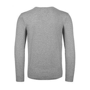 T-shirts à manches longues pour hommes personnalisés de haute qualité, 180 g/m², 100 % coton, col rond, écologiques, imprimés en sérigraphie, décontractés - Product Image 6