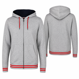 Custom Zip Up Hoodie Mens <b>Womens</b> Fleece Sweatshirt Full Zip <b>Jacket</b> Sportswear Casual Streetwear Teamwear Wholesale Manufacturer - Product Image 1
