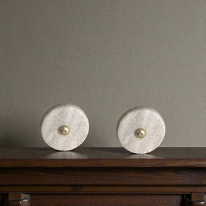 AG Elements - Perillas para Cajones de Cocina, Dormitorio y Sala de Estar, de Mármol Blanco, Acabado Brillante, Diseño Minimalista, Duraderas y Antioxidantes - Product Image 1