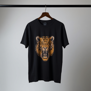 T-shirts en coton 220 GSM, poids lourd, qualité supérieure, manches courtes, vierges, pour impression avec personnalisation OEM ODM - Product Image 6