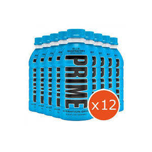 Prime Hydration Sabor Frambuesa Azul 500ml por Paleta - Ideal para B2B, Tiendas de Suplementos, Exportación y Venta al por Mayor - Product Image 1
