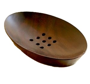 Eco Friendly Wooden Soap Dish Acacia Wood Soap Holder with Drainage for Hotel Spa Bathroom Bulk Amenities. - Product Image 1