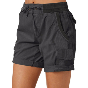 Short cargo pour femme, personnalisé, respirant, à fermeture boutonnée, pour le sport et la plage, d'été, élastique, patchwork, doux, grande taille, pour la gym et le cyclisme - Product Image 3