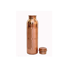 Pure <b>Copper</b> Bottle With Antique Half Finished for Water Drinking Office & School Use Leak Proof <b>Copper</b> Bottle Smart Drinkware - Product Image 5