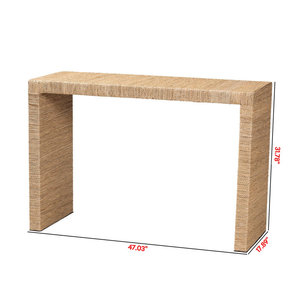 Mesa de consola Bohemia moderna DreamCraft con algas marinas y madera para almacenamiento de entrada Origen de Vietnam - Product Image 4