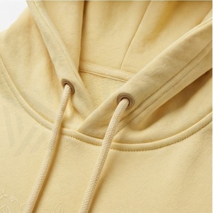 Sweat à capuche en coton pour femme, séchage rapide, coupe oversize, épaules tombantes, respirant, col imprimé, logo, hiver, couleur personnalisée - Product Image 4