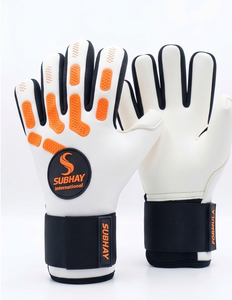 Guantes de Portero de Cuero Personalizados para Niños, Resistentes al Desgaste, Antideslizantes, con Látex Alemán, Protección para los Dedos, para Fútbol - Product Image 1