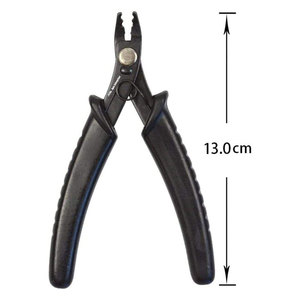 Pince à sertir professionnelle pour extensions de cheveux noirs, outil à micro-perles durable en acier inoxydable pour l'installation d'extensions capillaires - Product Image 2