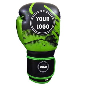 Gants de boxe Muay Thai de haute qualité avec logo personnalisé, en cuir PU professionnel, pour l'entraînement MMA - Product Image 2