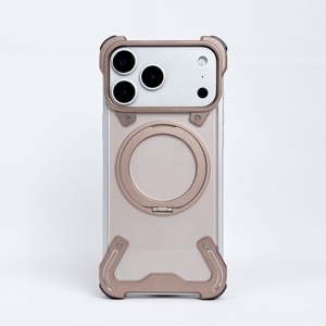 Étui pour iPhone avec support magnétique anti-chute en aluminium - Product Image 5