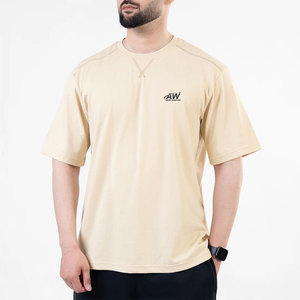 เสื้อยืดโอเวอร์ไซส์ผู้ชายทรงเออร์โกโนมิกส์ไร้ตะเข็บ ผ้าประสิทธิภาพสูง เหมาะสำหรับการออกกำลังกายเพาะกายและฟิตเนส - Product Image 5