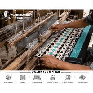 Nouvelle tapisserie de selle western classique en laine de Nouvelle-Zélande, tissée à la main, de qualité professionnelle, pour l'entraînement, 100% neuve - Product Image 5