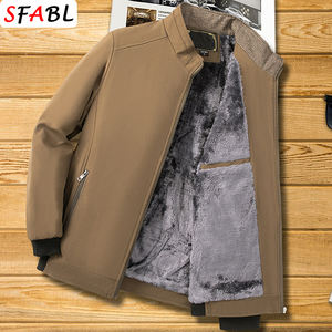 Chaqueta Casual Térmica de Invierno para Hombre, Forro Polar, Chaqueta de Negocios, Parka de Lujo, Tallas L-3XL - Product Image 4