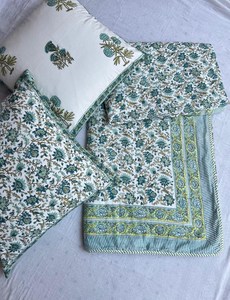 Couverture AC en coton de luxe Boh Creation, imprimée à la main, douce, toutes saisons, faite à la main, 60x90'', pour bébés - Product Image 2