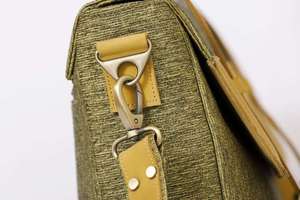 Handmade Vintage Messenger Bag Antique 100% Canvas Casual Business Bag Travel Laptop Bag With Adjustable <b>Shoulder</b> <b>Strap</b> - Product Image 3
