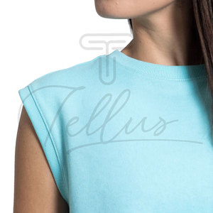 Novedades: Blusas Cortas de Mujer de Tallas Grandes, Transpirables, Informales, de Ganchillo, de Poliéster/Algodón, Manga Corta, Ajustadas, Primavera/Verano - Product Image 3