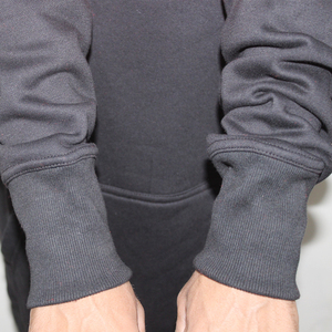 Sudadera con capucha extralarga personalizada para hombre, estilo urbano oversize, con bloques de color, forro polar, cuello alto, para snowboard - Product Image 5