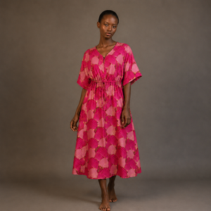 Tissu africain imprimé wax Ankara en coton, motifs tribaux traditionnels Dashiki Kitenge, textile Dutch Wax pour robes, mode, vente en gros, export - Product Image 1