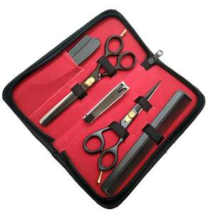Kit de ciseaux de coiffure et de barbier en gros 2026 – Lot de ciseaux professionnels pour salon et barbier à prix réduit - Product Image 3