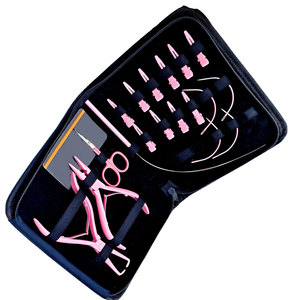 Kit d'outils professionnels tout-en-un pour extensions de cheveux en acier inoxydable avec pinces, ouvre-perles micro-anneaux, fermeture et boucle de traction - Product Image 5
