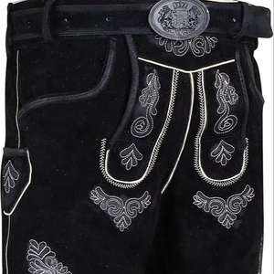 Vente en gros de shorts en cuir véritable de haute qualité, sur mesure, pour femmes, style vintage, couleur marron - Product Image 1