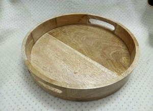 Unique Design Wooden Tray Mango Wood Tray Acacia Wood Tray Serving Tray Decorative Wood Trays AT at very reasonable Price - Product Image 3
