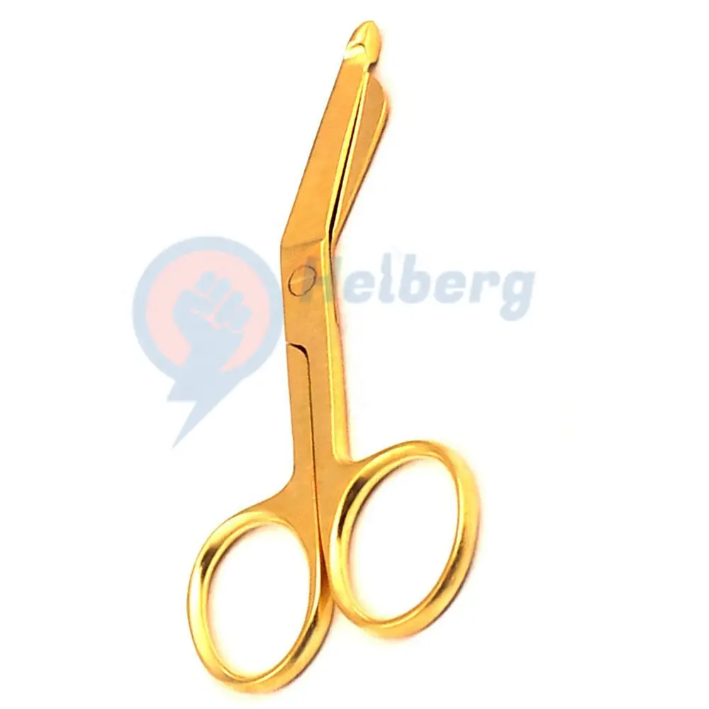 Forbici della fasciatura di Lister di migliore qualità 3.5 "strumenti medici & di cura chirurgici placcati oro pieno MGI-SCI-0276