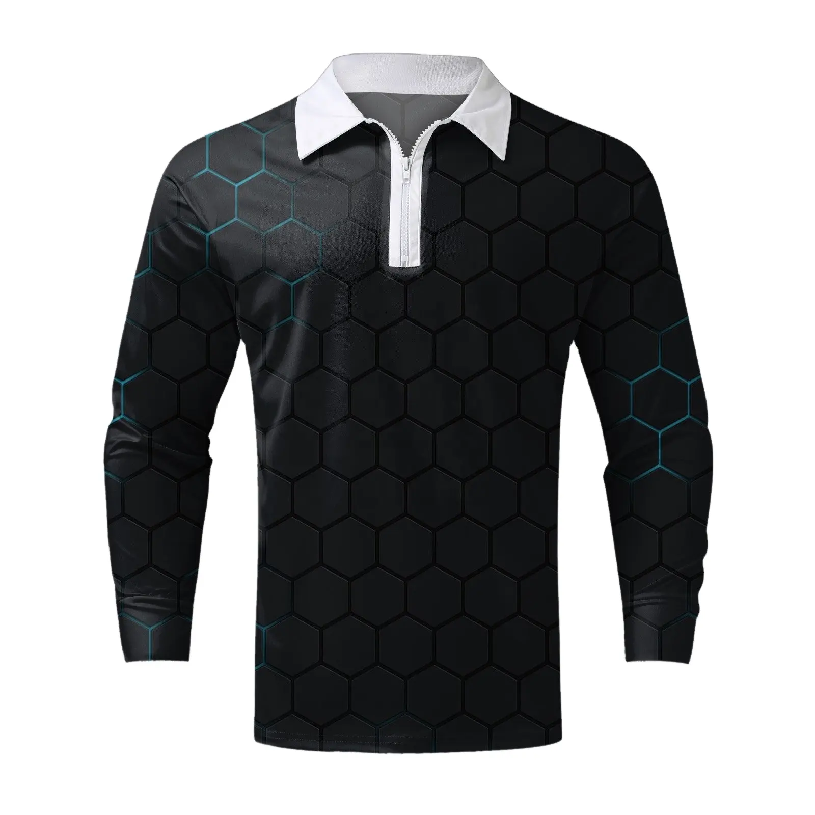 Camisa polo de algodão com logotipo personalizado, nova modalidade de golfe, camisa polo amarela de secagem rápida para homens