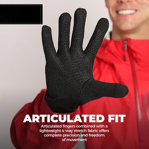 Lightweight Running <b>Gloves</b> Synthetic Anti Slip <b>Warm</b> <b>Gloves</b> Liners for Cycling Racing <b>Gloves</b> - Product Image 4