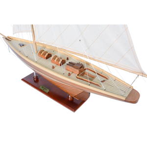 Y036 - Pen Duick, grand modèle de voilier à mât, yacht, modèle artisanal en bois, décoration nautique, cadeau de Noël, 96Lx15.5Wx102H cm - Product Image 5