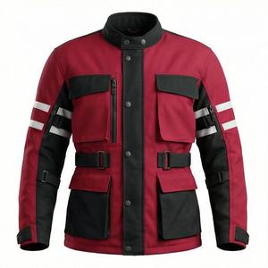 Chaqueta de Motociclista de Cuero Genuino para Hombre de la Mejor Calidad, Nueva Colección de Invierno, Chaquetas de Motocicleta con Protecciones Desmontables Personalizadas - Product Image 1