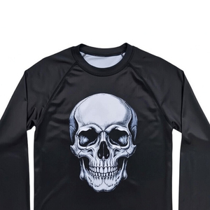 เสื้อรัดกล้ามเนื้อแขนสั้นพิมพ์ลายแบบซับลิเมชั่น UPF50 แห้งเร็ว สำหรับนักมวยปล้ำ หลายสี คุณภาพสูง สำหรับออกกำลังกาย MMA และ BJJ - Product Image 3
