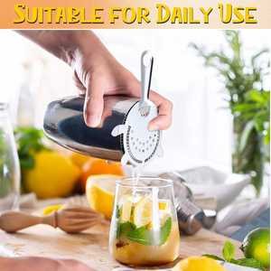 Hot Selling Modern Eco-Friendly Handmade Portable Barware Tool <b>Kit</b> Customized Stainless Steel <b>Peg</b> Measurer Cocktail Shaker - Product Image 2