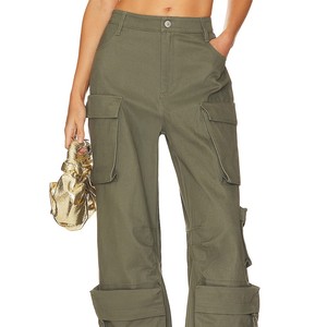 Pantalones Cargo Utilitarios para Mujer, Duraderos, Cómodos, con Múltiples Bolsillos, Casuales, a la Moda, Fabricante Mayorista, Jeans Modernos para Mujer - Product Image 5