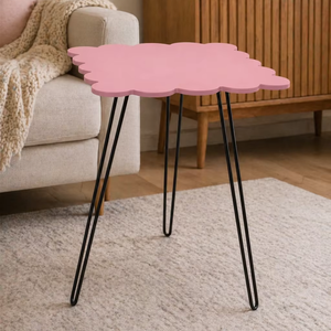 Modern Flower Shape Accent <b>Table</b> Metal <b>Side</b> <b>Table</b> Lounge <b>Table</b> for Living Room Bedroom Sofa Corner Coffee <b>Table</b> Furniture Piece - Product Image 2