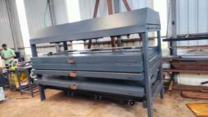 Presse industrielle automatique écologique pour feuilles de plastique, 440V, moteur 32kW, pompe, combinaison chaud/froid haute performance - Product Image 2