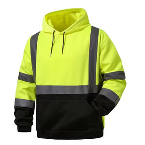Sudadera de Seguridad Vial de Alta Visibilidad ANSI/EN Clase 3, Económica, con Luces LED Reflectantes, Impermeable, para Invierno - Product Image 6