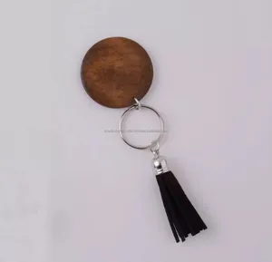 Porte-clés élégant chic avec métal en alliage de fer durable et plastique PU, cadeau d'impression UV de logo laser personnalisé - Product Image 4