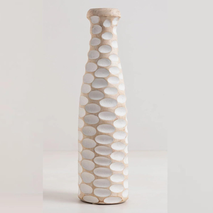 Estante Decorativo de Madera Tallada con Diseño Artístico, Florero de Madera de Mango, Macetas Decorativas, Decoración de Oficina, Adorno Artesanal para Mesa - Product Image 2