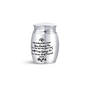 Exclusive Heritage Aluminum <b>Keepsake</b> <b>Memorial</b> Ash Urn Tribute Holder Designed With Elegant Craftsmanship And Matte Texture - Product Image 5