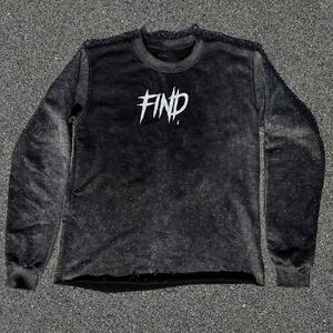 Camisetas de manga larga transpirables para hombre, ropa de gran tamaño de punto de alta calidad - Product Image 3