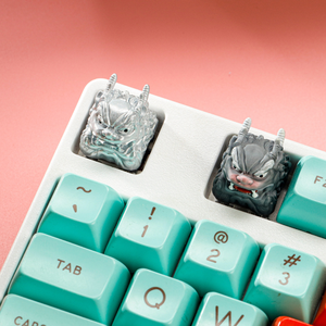 คีย์แคปอนิเมะลึกลับ, คีย์แคปงานฝีมือแบบกำหนดเอง, คีย์แคปอนิเมะน่ารัก, คีย์แคปสีเขียว, ชุดคีย์แคป, คีย์แคปเรซิ่น - Product Image 4