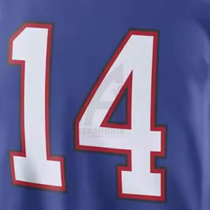 Maillot de football américain à prix abordable, service OEM, dernier design, respirant, séchage rapide, couleur unie - Product Image 6