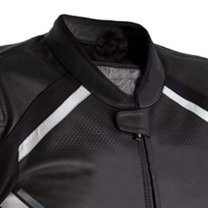 Blouson de moto en cuir de mouton le plus vendu 2026 – Qualité supérieure, col rond, fermeture éclair - Product Image 2